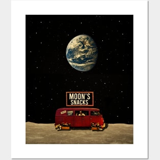 Moon Snacks Posters and Art